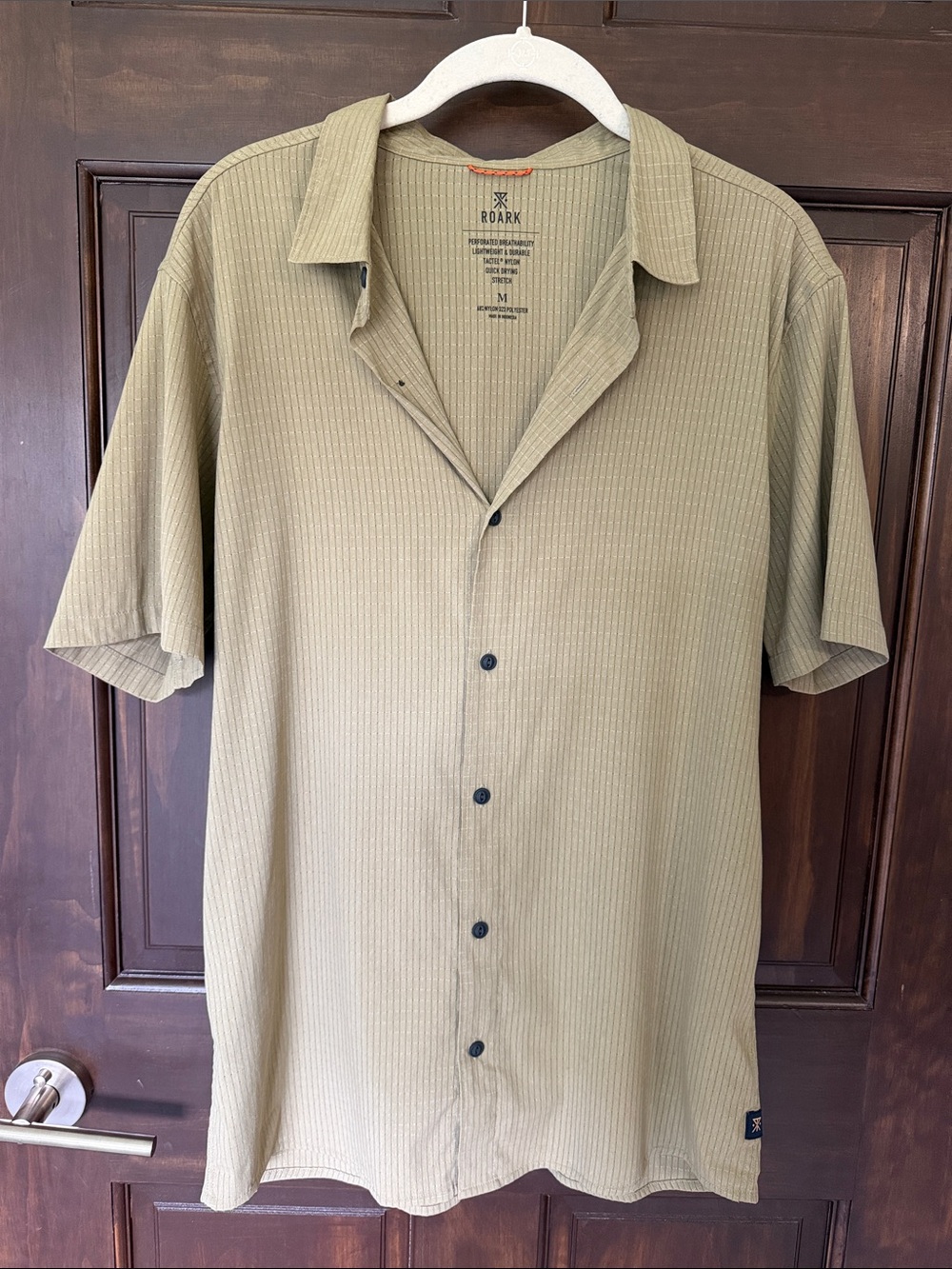 Roark Bless Up Breathable Stretch Shirt
- Green Size M